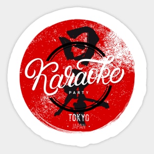 Japanese Karaoke Party Tokyo Sticker